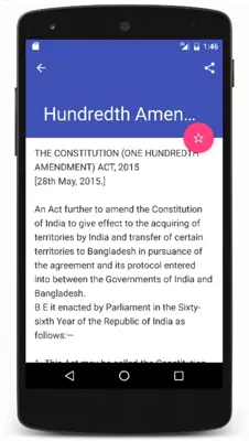 Constitution Of India android App screenshot 11