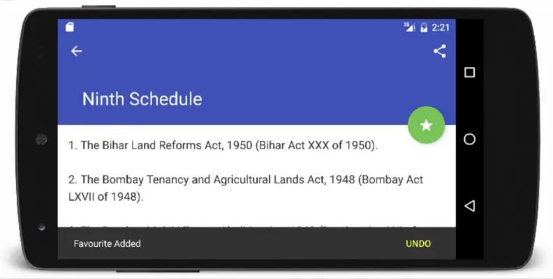 Constitution Of India android App screenshot 5